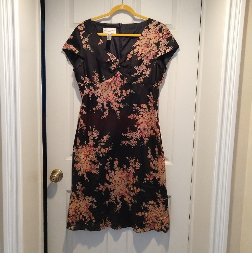 100% Silk Floral Dress